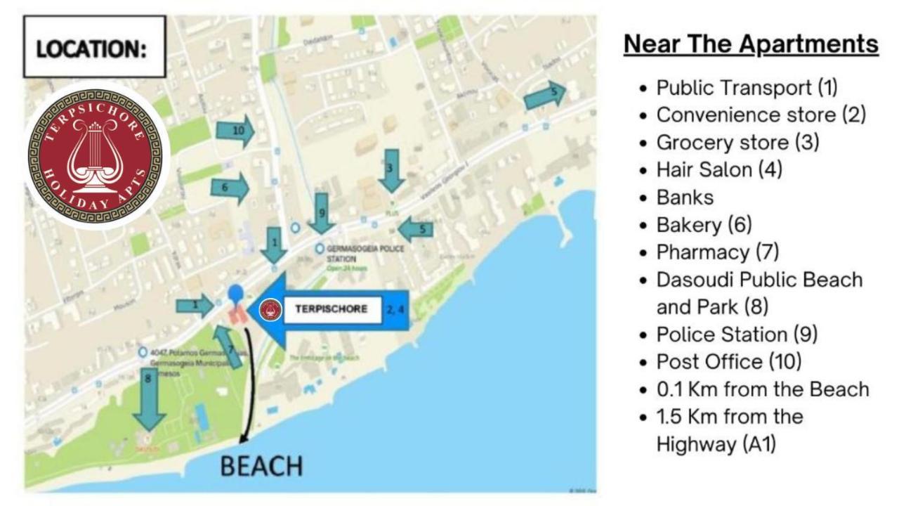 Terpsichore Holiday Apts ลิมาซอล ภายนอก รูปภาพ